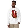 Heart Drawing “Melanin Heart” Heart Sweatshirt - Image 5