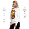Orange Cat Sweatshirt “Magical Cat of Fortune” Cat Mom Sweatshirt - Image 4