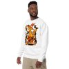 Orange Cat Sweatshirt “Magical Cat of Fortune” Cat Mom Sweatshirt - Image 5