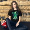 Green Cat Shirt “Magical Cat of Fortune” Cat T-Shirt Design - Image 2