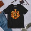 Black and Orange T-shirt "Mystic Pisces Motion" Orange Shirt - Image 2
