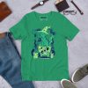 Green Cat Shirt “Magical Cat of Fortune” Cat T-Shirt Design - Image 7