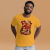 Red Cat Shirt “Magical Cat of Fortune” Cat T-Shirt Design - Image 3