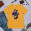 Purple Heart Shirt "Royal Heart" Heart T-Shirt - Image 9