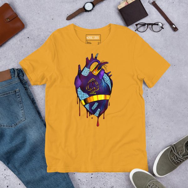 Purple Heart Shirt "Royal Heart" Heart T-Shirt - Image 9