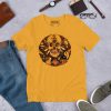 Black and Orange T-shirt "Circle of Humanity" Orange Shirt - Image 4