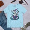Grey Cat Shirt “Magical Cat of Fortune” Cat T-Shirt Design - Image 8