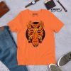Orange and Black African Mask T-Shirt | Mask No.1, UNISEX, African Graphic Tee - Image 6