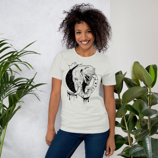 Elephant Shirt “Royal Elephant” Cool Elephant T-Shirt Designs - Image 4