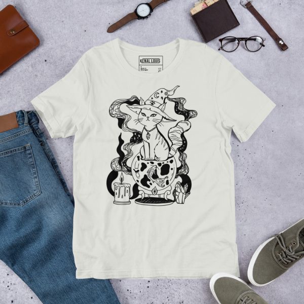 Cat Shirt “Magical Cat of Fortune” Cat T-Shirt Design UNISEX - Image 9