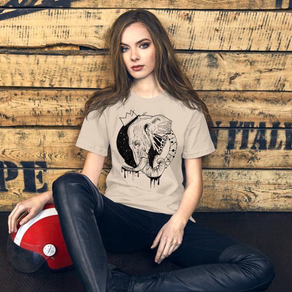 Elephant Shirt “Royal Elephant” Cool Elephant T-Shirt Designs - Image 2