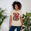 Red Cat Shirt “Magical Cat of Fortune” Cat T-Shirt Design - Image 9