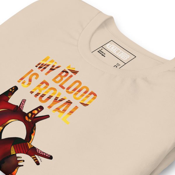 My Blood Is Royal "Melanin Heart" Afrocentric T-Shirts - Image 6
