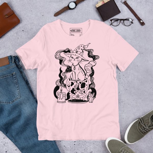 Cat Shirt “Magical Cat of Fortune” Cat T-Shirt Design UNISEX - Image 8