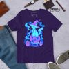 Blue Cat Shirt “Magical Cat of Fortune” Cat T-Shirt Design - Image 6
