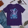Mountain Blue Cat Shirt “Magical Cat of Fortune” Cat T-Shirt Design - Image 2