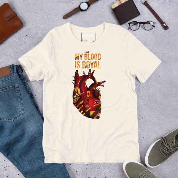 My Blood Is Royal "Melanin Heart" Afrocentric T-Shirts - Image 10