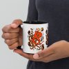 Mystical Octopus T-Shirt | Orange and Black Octopus Art Tee | Ocean Spirit Animal Shirt