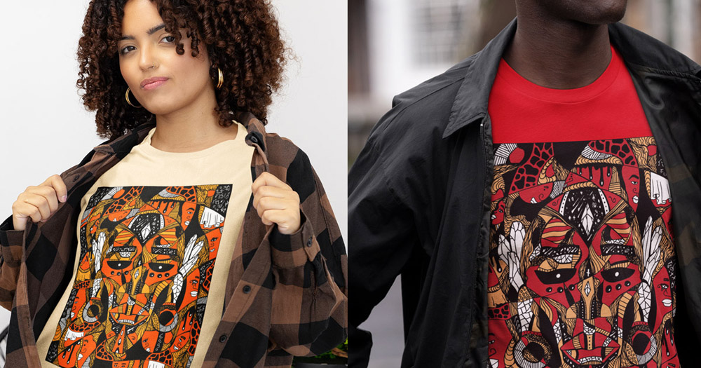 Afrocentric Fashion T-Shirt