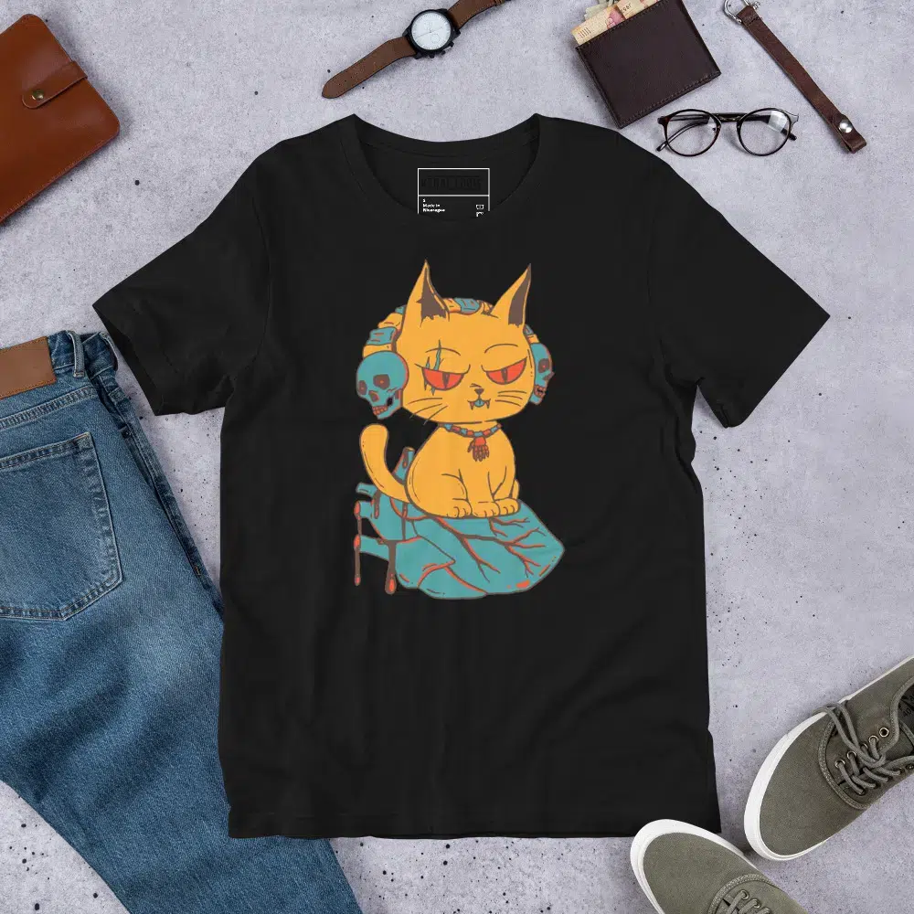 Cat Shirt by Artist Kenal Louis