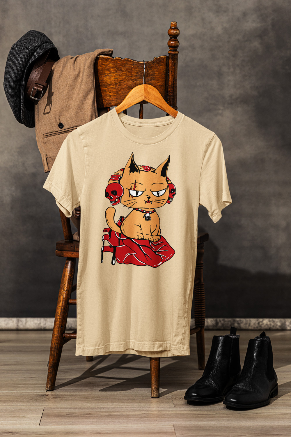Cat T-Shirt by Artist Kenal Louis
