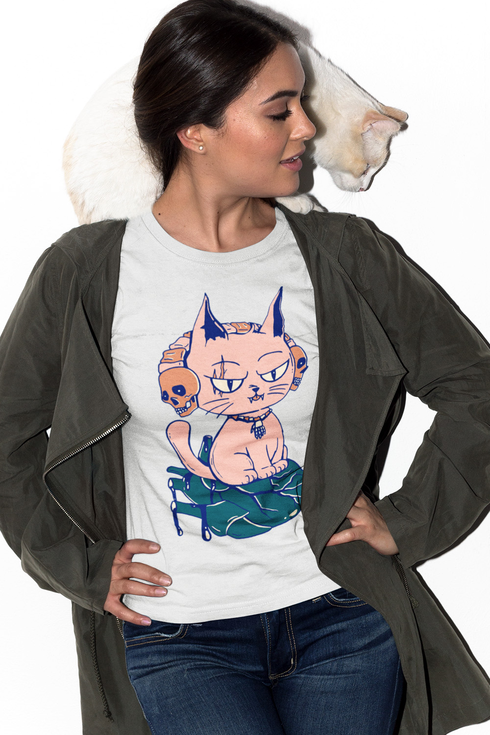 Cat Shirt by Artist Kenal Louis