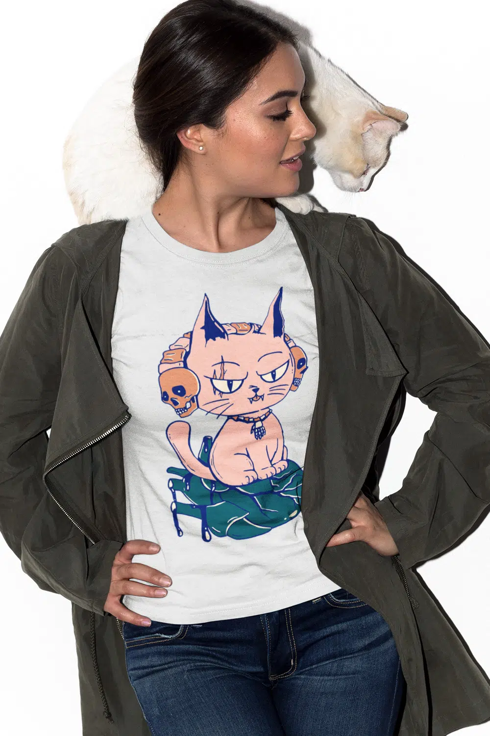 Cat Shirt by Artist Kenal Louis