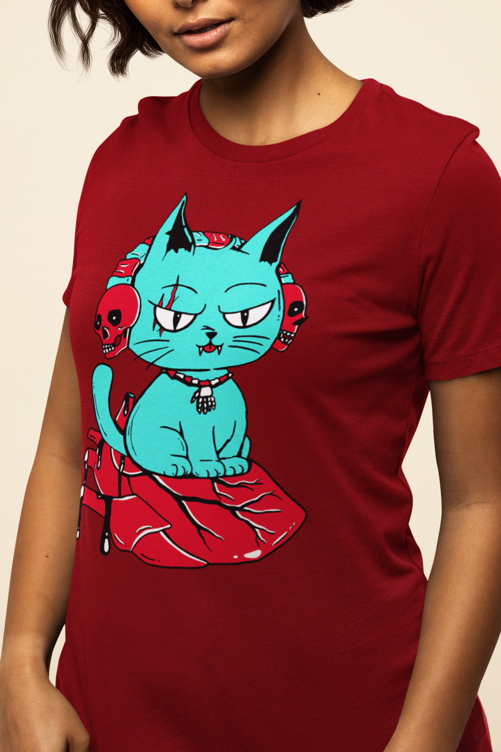 Cat Shirt by Artist Kenal Louis
