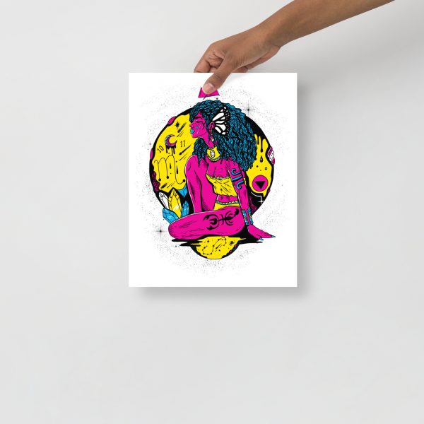 CMYK Pink Scorpio Art “Scorpio Goddess No. 1” | Scorpio Woman Art - Image 2