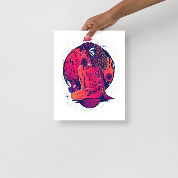 Sunset Scorpio Art “Scorpio Goddess No. 1” | Scorpio Woman Art - Image 2