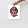 Mauve Rose Scorpio Art “Scorpio Goddess No. 1” | Scorpio Woman Art - Image 2