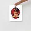 Royal Red Scorpio Art “Scorpio Goddess No. 1” | Scorpio Woman Art - Image 2