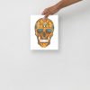 Cafe Day of the Dead Skull Artwork "Los Muertos" Skull Drawing - Image 3