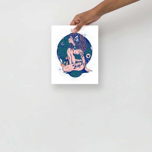 Pink Scorpio Art “Scorpio Goddess No. 1” | Scorpio Woman Art - Image 3
