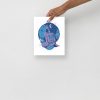 Mountain Blue Scorpio Art “Scorpio Goddess No. 1” | Scorpio Woman Art - Image 3