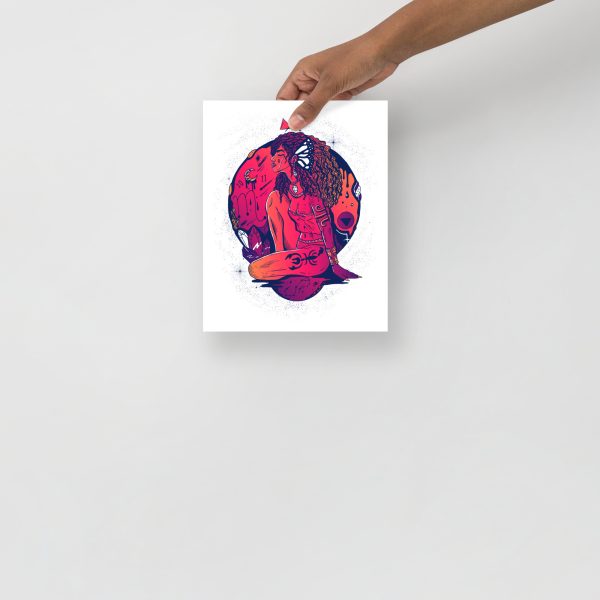 Sunset Scorpio Art “Scorpio Goddess No. 1” | Scorpio Woman Art - Image 3