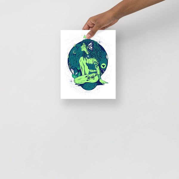 Green Scorpio Art “Scorpio Goddess No. 1” | Scorpio Woman Art - Image 3