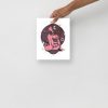 Mauve Rose Scorpio Art “Scorpio Goddess No. 1” | Scorpio Woman Art - Image 3