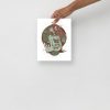 Sage Green Scorpio Art “Scorpio Goddess No. 1” | Scorpio Woman Art - Image 3