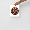Royal Red Skull Artwork "Circle of Humanity" Skull Drawing - Image 3