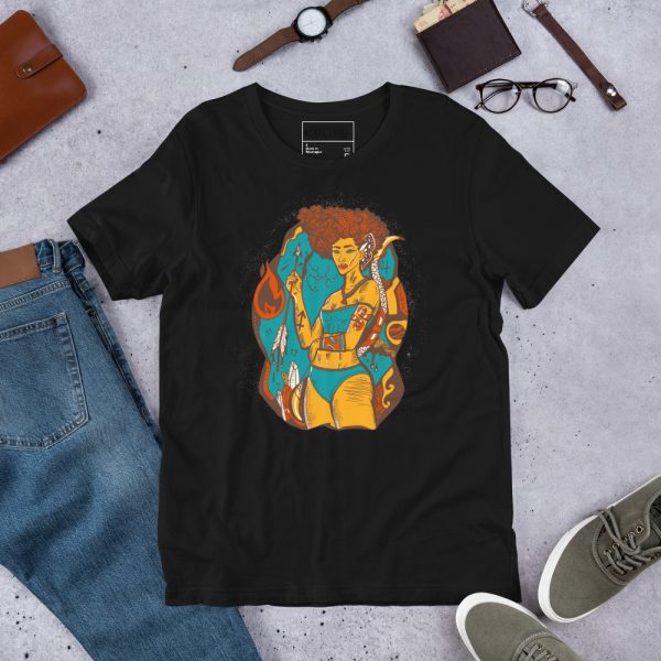 Sagittarius goddess t-shirt in soft cotton with stylish zodiac-inspired design