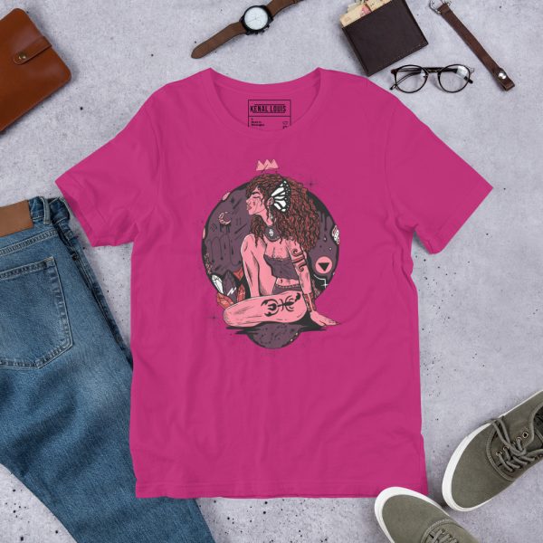 Mauve Rose Scorpio Shirt "Scorpio Goddess No. 1" | Scorpio Shirts for Women - Image 4