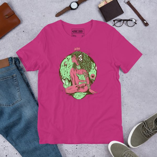 Pink and Green Scorpio Shirt "Scorpio Goddess No. 1" | Scorpio Shirts for Women - Image 2