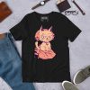 Peach Cat Shirt “Wicked Cat on a Heart” Cat T-Shirt Design