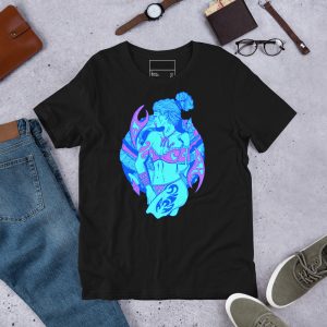 Blue Scorpio Shirt "Scorpio Beauty" | Scorpio Shirts for Women