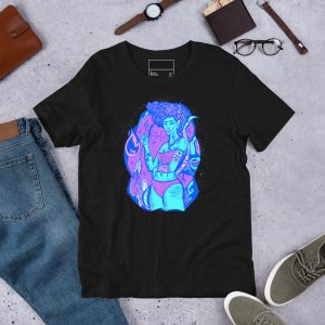 Blue Sagittarius Shirt "Sagittarius Goddess No 1" Sagittarius Fashion T-shirts