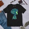 Green Afrocentric Fashion Tees "Beautiful Mind" Afrocentric Art - Image 2