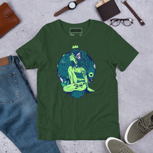 Green Scorpio Shirt "Scorpio Goddess No. 1" | Scorpio Shirts for Women - Image 2