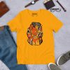 Black and Orange Sagittarius Shirt "Sagittarius Goddess No 1" Sagittarius Fashion T-shirts - Image 4