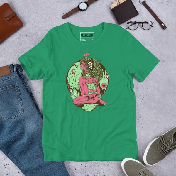 Pink and Green Scorpio Shirt "Scorpio Goddess No. 1" | Scorpio Shirts for Women - Image 3